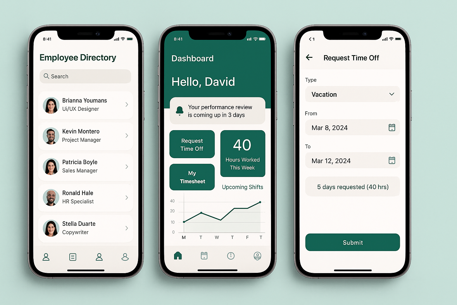 App mobile gestion entreprise